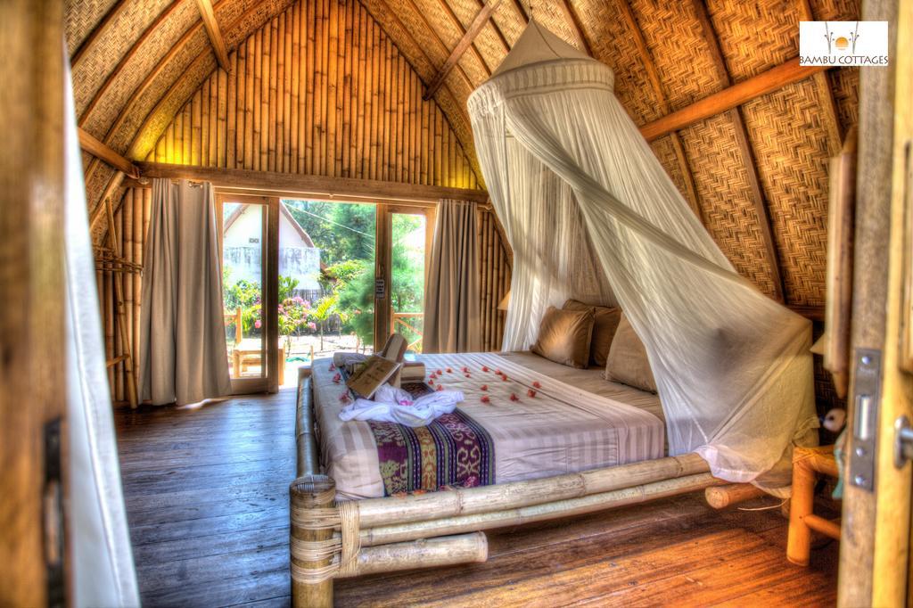 Bambu Cottages Gili Air Exterior foto
