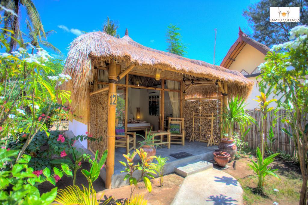 Bambu Cottages Gili Air Exterior foto