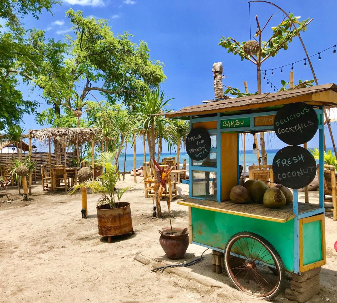 Bambu Cottages Gili Air Exterior foto